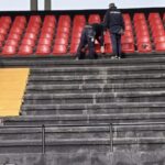 Stadio San Francesco, iniziata l’installazione dei sediolini